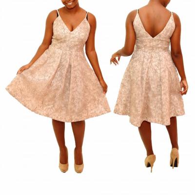 Gold Spagetti Strap Dress size 4: $250.00