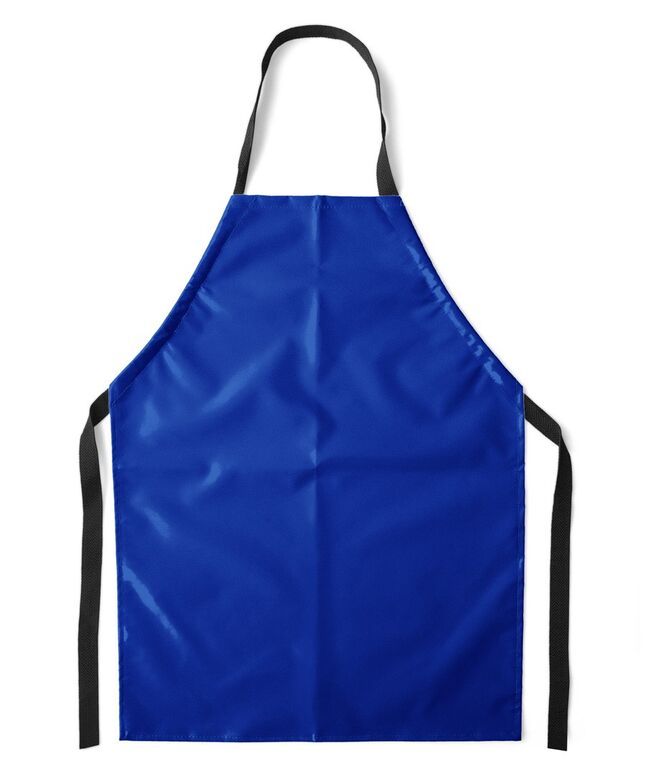 Blue Plastic Aprons
